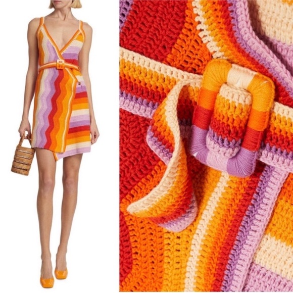 FARM Rio crochet mini dress - Picture 2 of 9